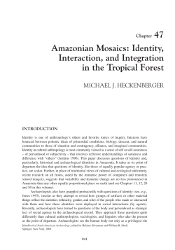 Amazonian Mosaics: Identity, Interaction, and Integration in the