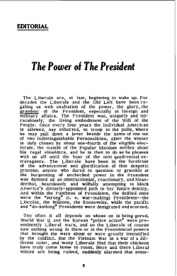 The Power of The President