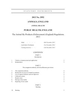 (Enforcement) (England) Regulations 2013