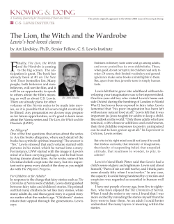 Lion Witch and Wardrobe (Lindsley).