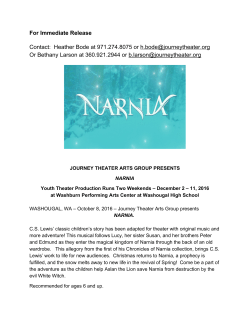 Get the Press Release - Journey Theater Arts Group