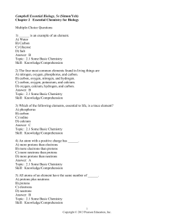Campbell Essential Biology, 5e (Simon/Yeh)