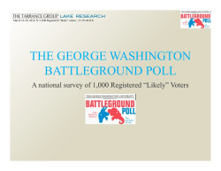 the george washington battleground poll