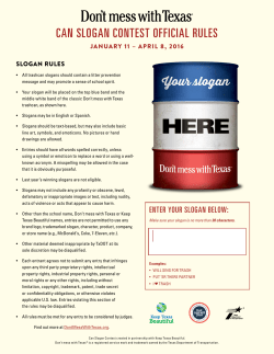 can slogan contest official rules