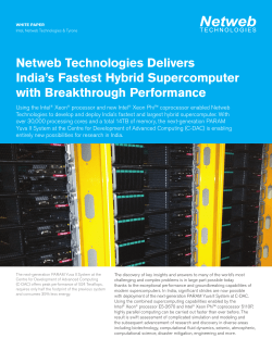 Netweb Technologies Delivers India`s Fastest Hybrid
