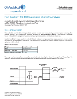 Flow Solution&trade; FS 3700 Automated Chemistry Analyzer