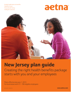 New Jersey plan guide - Princeton HR Solutions