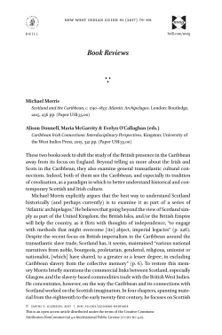 Scotland and the Caribbean, c. 1740&ndash;1833: Atlantic Archipelagos