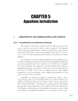 CHAPTER 5 - Appellate Jurisdiction