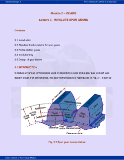 module 2 &ndash; gears