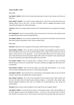 Living a Goodlife - Adam