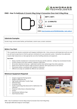 EN02 - How to Sublimate A Ceramic Mug In A Convection Oven