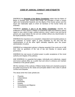 code of judicial conduct and etiquette