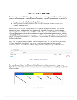 Student Users Guide for Turnitin