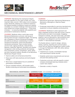 mechanical maintenance library