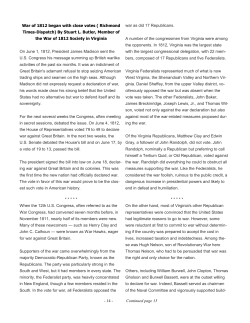 1812 Summer Newsletter 2012 pg 14 - Society of the War of 1812 in