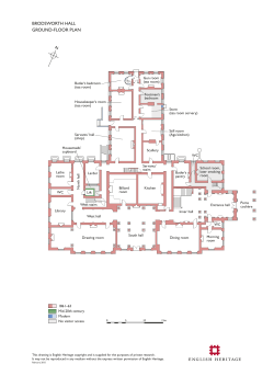 a plan of Brodsworth Hall