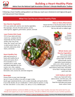 Building a Heart-Healthy Plate