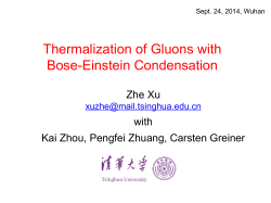 Thermalization of Gluons with Bose