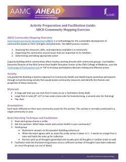 ABCD Activity Facilitation Guide