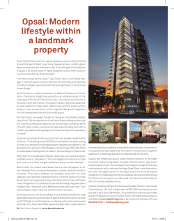 Opsal: Modern lifestyle within a landmark property