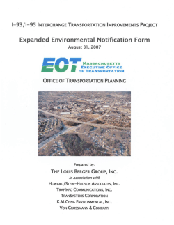 Environmental Notification Form (ENF) - I93