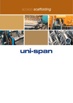 Access Scaffolding - Uni-Span