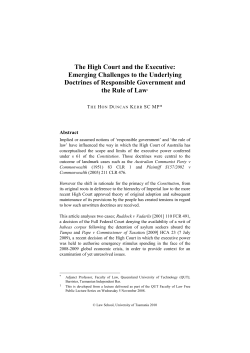 University of Tasmania Law Review