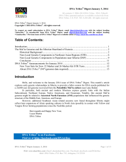 Table of Contents: Introduction