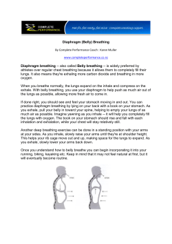 Diaphragm Breathing