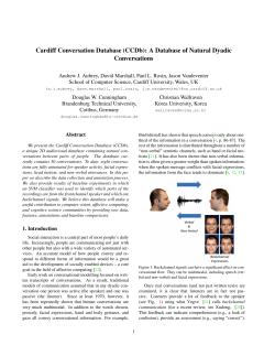 A Database of Natural Dyadic Conversations