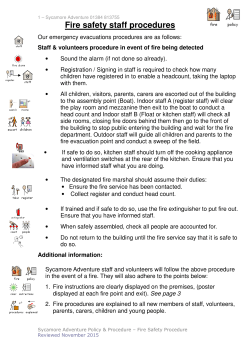 Fire Safety Procedure