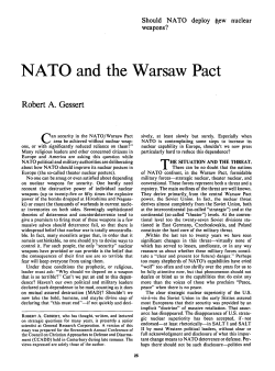 Download: NATO and the Warsaw Pact