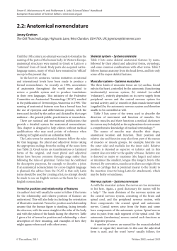 2.2: Anatomical nomenclature - European Association of Science
