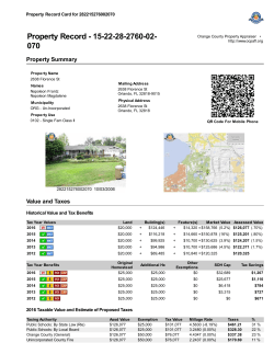 Property Record - 15-22-28-2760-02- 070