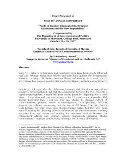 Introduction: A Short History of Terrorism in the United States and Its