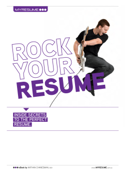 2. Let`s Rock Your Resume!