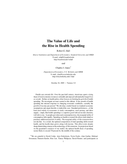The Value of Life and the Rise in Health Spending