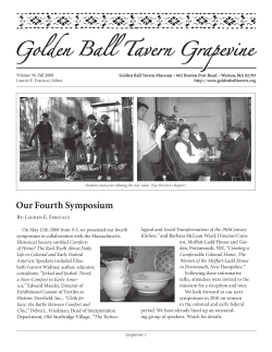 2008 - Golden Ball Tavern Museum