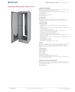 Type 12 FreeStand Enclosures