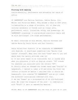 Flirting with meaning Contra-sexuality, performance and extending