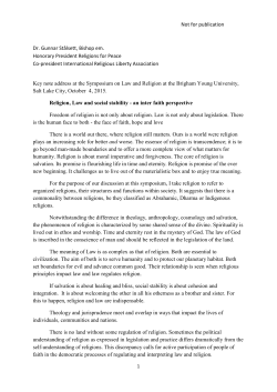 to download. - International Center for Law and Religion Studies