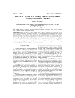 The Use of Cartoons as a Teaching Tool to - Kamla