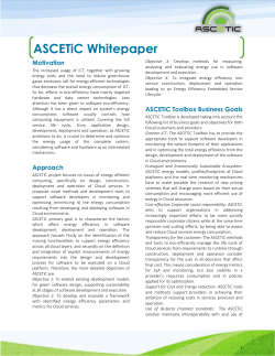 ASCETiC Whitepaper