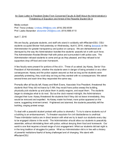 An Open Letter to President Drake From