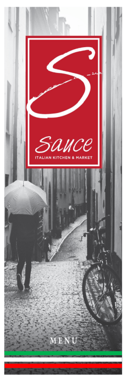 M E N U - sauceitalianmarket.com
