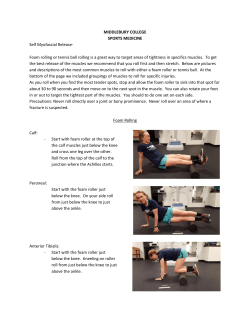 Foam Rolling