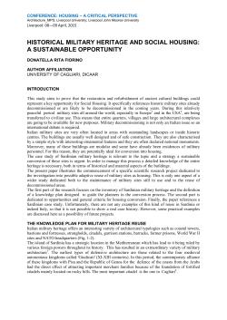 historical military heritage and social housing