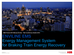 ENVILINE EMS Energy Management System for Braking Train