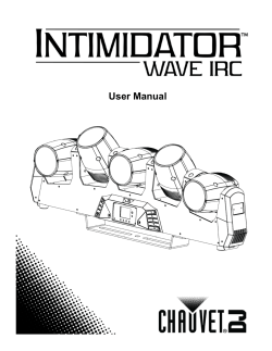 User Manual - chauvet dj